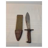 WWI Bolo Knife With Sheath