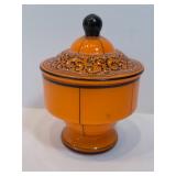 Czech Glass Candy Dish