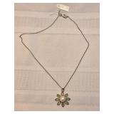 Sterling Silver With Pearl Necklace