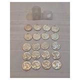 Lot Of 20 Kennedy Half Dollars 1964