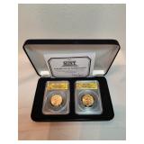 Native American Dollar First Day Issues Graded Coins