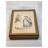 Antique Jewelry Box With Mirror