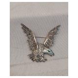 Sterling Silver Eagle Brooch