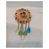 Vintage Celluloid Brooch