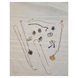 Misc Sterling Jewelry Lot