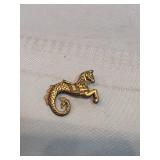 Vintage Seahorse Brooch