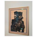 Framed artwork Abraham Rattner 