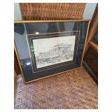Framed artwork of Athens Parthenon