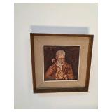 Framed artwork “Old Man of the Sea"
