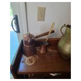 vintage Turkish coffee pot set