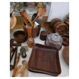 Wooden Utensils, Plates, Bowls