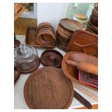 Wooden Plates, Bowls, Trays