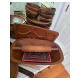 Wooden trays, Rolling Pin