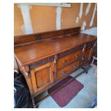 Vintage Oak Sideboard