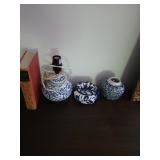 Desk Lamp, Pottery Jars
