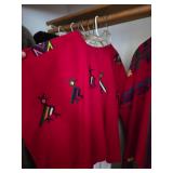 vintage red Guatemalan huipil blouse, likely from the Chajul or Nebaj region