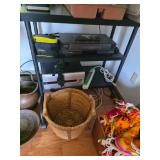 VCR, Surge Protector, Basket with Handles, Binoculars