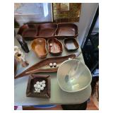 Wooden tray/bowls