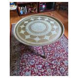 Moroccan Brass style tray table
