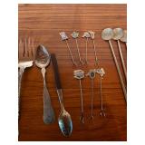 assorted silverware coin sterling and 900
