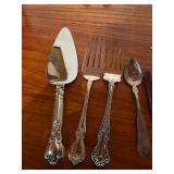 assorted silverware coin sterling and 900