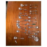 assorted silver items sterling 900 etc