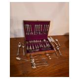 Gorham King Edward Sterling Silver set complete service for 12