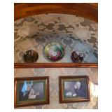 Framed artwork, Norman Rockwell collector plates