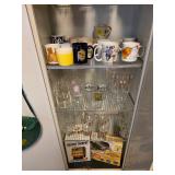 Assorted glass and barware
