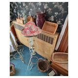 Bud hat, plant stands, baskets