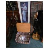 Longaberger USA basket with lid