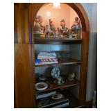 Assorted books, Assorted porcelain Irish figurines