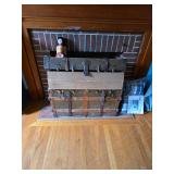 Wooden chest with buckle. 