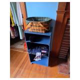 Metal shelf, ladies jeans 16, Longaberger basket liner and protector