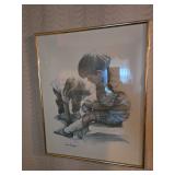Framed artwork