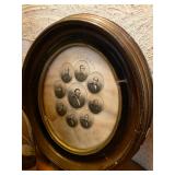 Framed 1862 engraving  Lincoln and Cabinet"