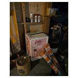Shop Lights, Foam Pipe Insulation, Propane Cooker/Boiler