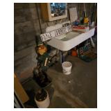 Wooden Leprechaun sign, Dale Jarrett Metal signToro Snowblower