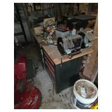 Bench Grinder, Tool Chest