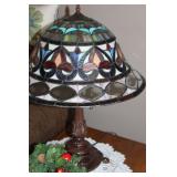Tiffany Style Lamps Blow Out Four Seasons Millville NJ Blue Moon Estate Sale