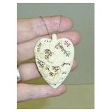 Sterling bone pendant