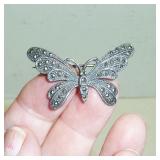 Sterling Marcasite pin