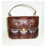 vintage alligator bag