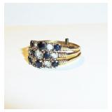 14K Sapphire ring 585