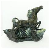 MCM horse lamp planter