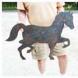 LARGE metal horse
