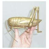 large brass grasshopper