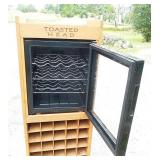 wine fridge with stand