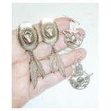 marked 925 pair ears