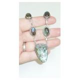 marked 925 Abalone neck